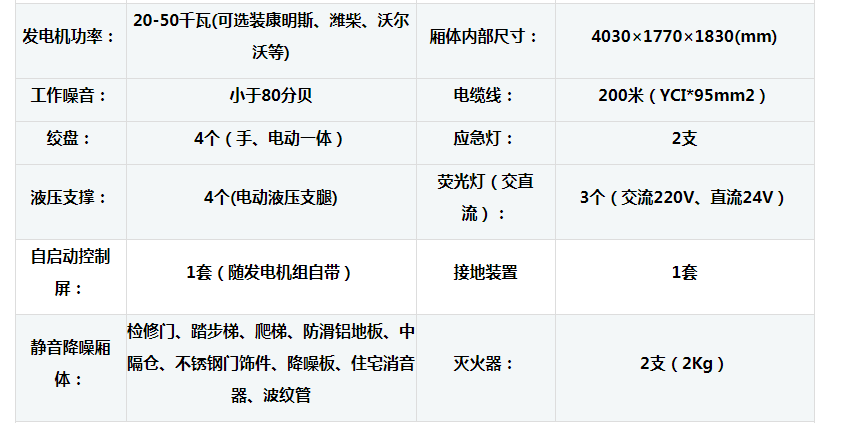 江鈴小型應(yīng)急發(fā)電車、電源車