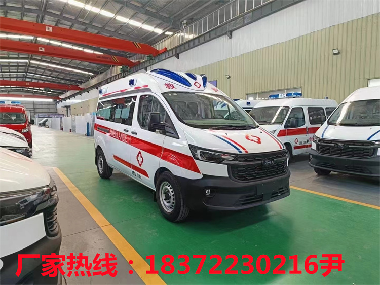 福特新全順V362監(jiān)護型藍牌救護車！